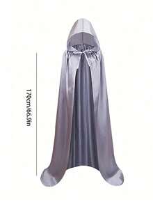 Soft Velvet Cape With Hat, Unisex Clothing Cloak, Black, Red, Purple, Green - Suitable For Parties, Theme Events, And Role-Playing, Easy To Wear And Store, Holiday Costume, Suitable For Halloween, Christmas, And Carnival, Perfect Gift For Role-Playing Enthusiasts 