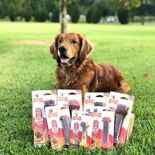 Nylabone Extreme Tough Dog Chew Toy Bone Durable Cleans Teeth Beef Jerky Flavour Medium For Dogs Up To 16 Kg