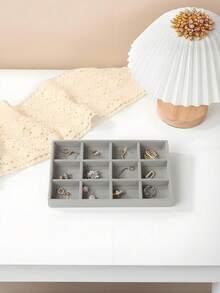 9/1 Stück Samt Schmuckablage Set, Schmuckablage, stapelbare Schmuckschubladen, Mini Schmuckkasten, Schmuckaufbewahrung Ablage, geeignet für Damen zur Schulanfang, stapelbare Samt Schmuckablagen, vollständige Samt Schublade Schmuckaufbewahrung Ablage