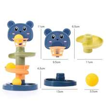 [Đồ chơi cảm giác Montessori] Bóng lăn cho bé, Đồ chơi thông minh giáo dục sớm 0-36 tháng, Bộ bóng trượt đẩy kéo, Đồ chơi giáo dục rèn luyện cảm giác cho trẻ em, Trò chơi tương tác giữa cha mẹ và con cái - Nhiều màu - Xem 10