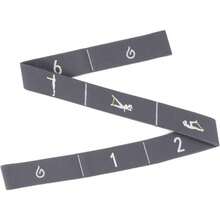 - Banda elstica para yoga y estiramiento - Correa de bucle mltiple 115 - Resistente y ajustable, sin manijas - Mejora flexibilidad, equilibrio y alineacin corporal - gris - Ver 6