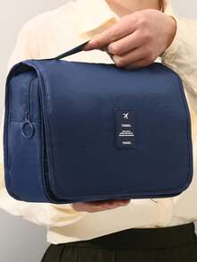 Bolsa de almacenamiento plegable de gran capacidad, multiusos y portátil para viajes. Bolsa de aseo, artículos de tocador y accesorios de ducha. Bolsa colgante impermeable para maquillaje y organizador de cosméticos. Artículos esenciales para viajes, playa, cruceros, regalos de dama de honor y útiles escolares. - Multicolor - Ver 17