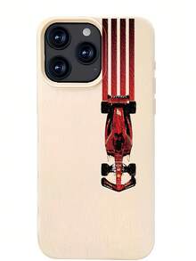 1 件装时尚赛车哑光白防震 TPU 手机壳，兼容 Apple 17/16/15/14/13/12/11 Pro Max、Galaxy A5/54/53/52/51、S25/24/23/22/21 系列 - 彩色 - 查看 2