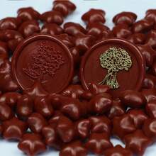 100 件彩色星形封蜡珠，蜡印封蜡珠适用于 DIY 装饰信封、结婚请柬、卡片、明信片、礼品包装、工艺品、剪贴簿 - 彩色 - 查看 19