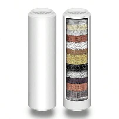 Replacement Shower Filters 2Pack 15Stage Filter Cartridges For Hard Water Removes Chlorine And Heavy Metals Fits Shower Head