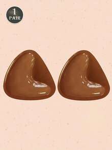 One Pair Of Double-Sided Self-Adhesive Breast Pads, Reusable, Invisible Thickened Breast Pads, Waterproof And Suitable For Swimming. - Multicolor - View 13