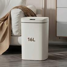 LOVEWE 1-Piece Smart Trash Can (Motion Sensor Auto Open/Close), Odor-Proof & Quiet For Kitchen/Bathroom - 1 miếng - màu trắng - 4,23 gallon - Xem 10