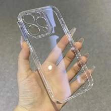 3-Pack Luxury Shockproof Transparent Phone Set, Compatible With 17 16 15 14 13 12 11 Pro 16 15 14 Plus 13 12 X XS XR 8 Plus TPU Soft Back