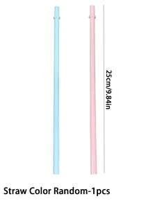 1 كوب بلاستيكي قابل لإعادة الاستخدام بشريط وردي جميل مع غطاء وقش، شفاف، مناسب للقهوة المثلجة والماء والعصير والصودا، رائع للشاطئ والأعراس وأعياد الميلاد والمهرجانات والكريسماس وهالوين والحفلات والمكتب والحمام والأنشطة الخارجية وزجاجة المياه للاستخدام اليومي والخارجي (ملاحظة: قد يكون المنتج به بعض الخدوش أثناء النقل ولكن لا يؤثر ذلك على استخدامه)