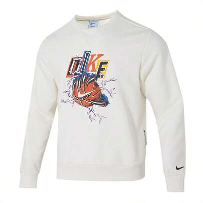 Nike Áo nỉ dài tay cổ tròn nam, DF STRT SOUL CREW GCEL Pullover, chất liệu dệt kim nhanh khô, thích hợp cho công sở và thể thao, IO7915-047