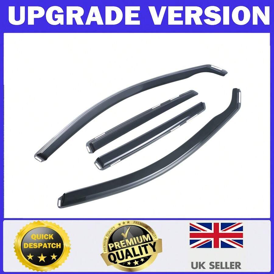 Wind Deflectors Compatible For Audi A3 S3 8v Sportback 5d 2013-2020 Guard Clips - Default - View 1