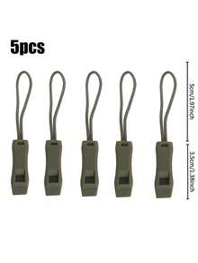 5pcs Outdoor Survival Tools, Outdoor Handy Mini Whistle, Drawstring Whistle Buckle, Outdoor Bag Accessories, Perfect Choice For Outdoor Adventurers, Survival Kit, Hiking Essentials, Compact Design, Portable Accessories, Reliable Construction, Whistle, Adventure Tool, Survival Whistle, Survivalists, Campers And Hikers, Camping Accessories And Equipment, Camping Accessories