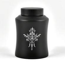 Stainless Steel Pet Urn, Dog Ashes Container, Tree Of Life Design Ashes Holder, Memorial Urn For Cats, Funeral Supplies - Multicolor - View 3