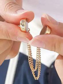 2 kẹp rút ngắn ống quần, thiết kế cài nút ẩn giúp tránh quần bị kéo lê, thiết kế liền mạch, chống thấm nước, nhỏ gọn, chống mài mòn, phù hợp với quần jean và quần thường ngày. - Nhiều màu - Xem 4