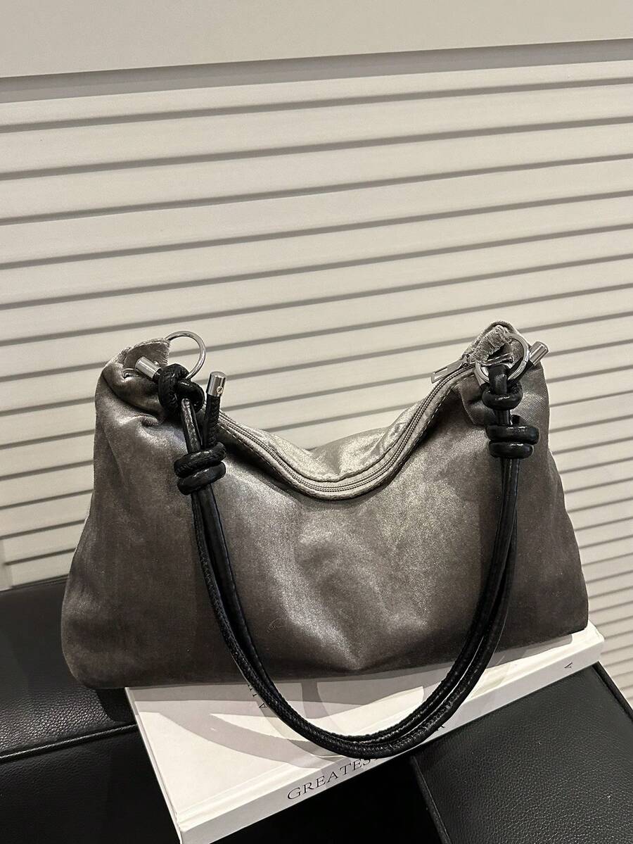 时尚简约新月形包袋，多功能斜挎单肩包，适合购物、收纳钱包、休闲外出，尤其适合年轻女性、大学生、年轻职业人士和白领。也非常适合办公室、大学、工作、商务、通勤、户外活动、旅行和徒步等场合。