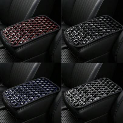 Car Sponge And PU Leather Armrest Pad, Center Console Pad