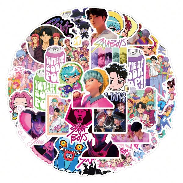 55 PIEZAS Pegatinas para niños Pegatinas estéticas Pegatinas de alta calidad Calcomanías para álbumes de recortes, diarios, portátiles, parachoques, monopatines, botellas de agua, computadoras, teléfonos. Pueden traer mucha diversión a tu vida, el regalo perfecto para adultos