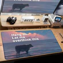 Funny Emoticon Mouse Pad Cat Gaming Desk Mat TCG Gaming Mat Desk Accessories Office Stationery Extended Pad - Meme-7 - Xem 1