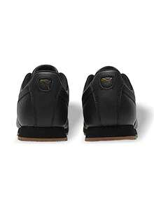 PUMA ROMA CLASSIC GUM 男女款运动鞋休闲健身轻便透气缓震厚底橡胶外底舒适日常黑色 366408-02 - 黑色 - 查看 4