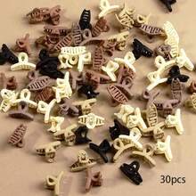 15/20/30/50/100pcs Versatile Fashion Mini 2.5cm Clip Bangs Clip For Women, Simple Retro Hair Clip For Bangs And Hairstyle