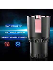 Taza inteligente 2 en 1, soporte para taza/vaso, enfriador de bebidas de 12V para calentar y enfriar en el automóvil