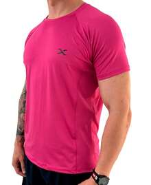 Slim Dry Fit T-Shirt - 玫紅色 - 查看 6