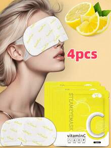 蒸汽眼罩，缓解眼疲劳，促进睡眠 - 黃色 - 查看 14