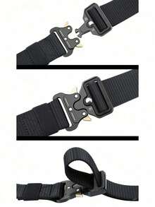 6 piezas Nuevo juego de cinturón táctico de camuflaje militar para exteriores 2025, cinturón táctico de nailon con hebilla de liberación rápida multifuncional, hecho a mano con una ligera desviación, adecuado para Navidad