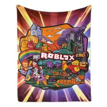 1pc Game Cartoon Print Flannel Blanket, Soft Polyester Fiber Blanket, Suitable For All Seasons, Comfortable Bed Sheets, Sofas, Camping, Travel, Office Essentials, Perfect Holiday Gifts, Couple Gifts, Multiple Sizes To Choose From, Pet Friendly Home Decoration, Party Decoration, Lightweight And Durable Design, Modern Style, Pet Owner's Choice - Multicolor - View 15