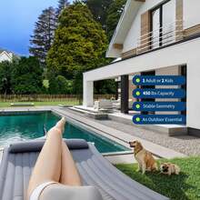 Double Hammock,2 Person Hammock Set With Quick-Lock Steel Stand,Portable Fabric Hammock With Pillow,Indoor Outdoor Lounger For Patio Camping Backyard,500lb Capacity,Flat - Gris Oscuro - Ver 7