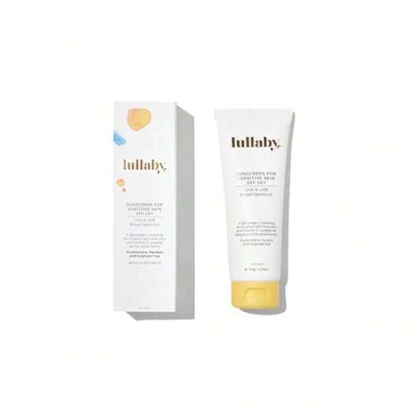 SPF50+ For Sensitive Skin Lightweight NonGreasy Formula For Babies And Sensitive Skin Australian Made Vitamin E And Aloe Vera Oxybenzone Free 140ml