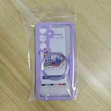 Hadaasi 1个紫色磁吸保护壳，内置屏幕保护膜，[兼容无线充电] 360°全方位防震手机壳 [亲肤材质，防滑设计] 防刮手机壳，兼容 17 Pro/17 Pro Max/Apple Air/17和Galaxy S25 Ultra - 紫色 - 查看 61