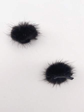 2个纯色街头风金属鳄鱼夹，适合日常佩戴，可作发夹、发卡。