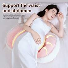 1 Stück super weiche Schwangerschafts-Lendenkissen, kuschelig & bequemes Schwangerschaftskissen