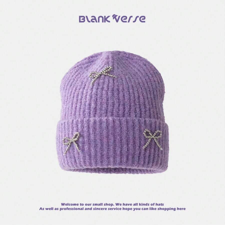 Women Beanie Hat - trắng - Xem 1