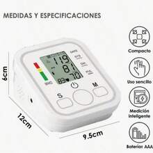 Digital Sphygmomanometer With Voice Playback. - White - View 3