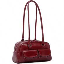 Y2k Shoulder Bag Small Shoulder Purse For Women  Women's Handbags PU Leather Vintage Tote Bags