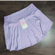 KIT 3 GYM SKIRT BUTT COVER - BLACK/WHITE/PURPLE - View 2