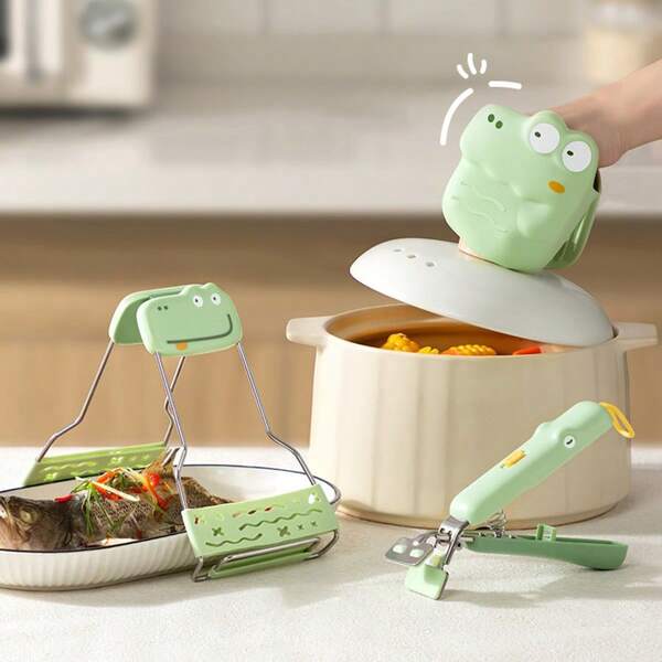 Christmas Gifts, Stainless Steel Anti-Scalding Hot Bowl Dish Plate Gripper Clips Tongs Clamp Holder For Moving Hot Plate Or Bowls With Food Out From Instant Pot Microwave Oven