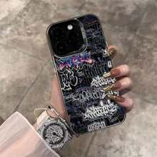 Graffiti Cool Art Pink Phone Case S25 Ultra S24 Plus S23 FE S22 S21 A15 A34 A35 A55 A54 A53 Matte Back Cover