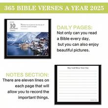 2026 Bible Calendar - Bible Verses Calendar 2026 From Jan 2026 - Dec 2026, 365 Days Desk Calendar 2026, 5.9x 4.9, Thick Paper, Adjustable Easel - 2026年台曆 - 查看 4