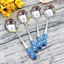 1/4pcs Creative Dragon Scale 3D Pattern 304 Stainless Steel Cutlery Set, Includes Soup Spoon, Dessert Spoon, Coffee Spoon, Suitable For Home, Restaurant, Dormitory Use - Multicolor - View 14