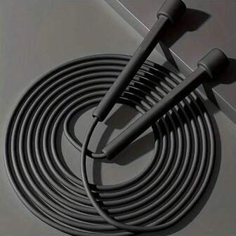 1pc Adjustable Pink Fitness Weight Loss Skipping Rope - Durable, Solid Color, Suitable For Sports And Body Shaping, Adult Skipping Rope Sports Equipment - Perfect For Indoor/Outdoor Sports And Fitness Training - Lightweight And Durable, Adjustable Length, Suitable For Outdoor Sports, Yoga Fitness, Comfortable Weight Loss Fitness And Outdoor Exercise, Gym Accessories