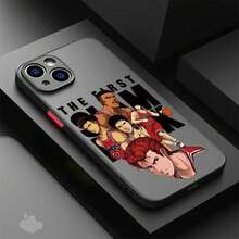 Coque compatible avec Apple 12 Mini, 8 Plus, XR, 15 Pro, 13, 7, 6S, XS, X, 14 Pro Max, 11 Pro, SE, 13 - Coque rigide en PC mat style anime. Coque compatible avec iPhone 17 Pro Max, 17 Pro, 17, 16 Pro Max - FGMS-BKS04 - Voir 2