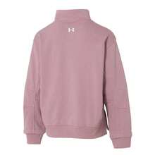 Under Armour APAC W Terry OG 96 1/4 Zip-PNK Sweatshirt/Pullover Knit Loose Fit Women's Running Training - Tourmaline Powder - View 2