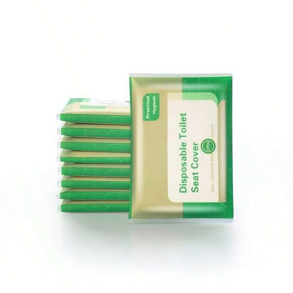 أغطية مقعد المرحاض - أغطية مقعد المرحاض القابلة للتخلص منها - محمولة، صحية، 10 قطع - للسفر، الخارجي - المسافرون، المخيمون - من أجل تجربة نظيفة وحمام - السلام البال، في أي مكان - 10/30/50/100 قطعة