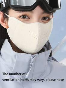 1件/3件套防风保暖羊毛面罩，女士高品质防寒面罩，2025年新款，秋冬