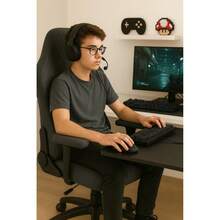 Protective Cover For Gaming Chair Luxury Padded Adjustable Anti-Dust Various Colors Perfect Fit Office - 乾枯玫瑰色 - 查看 4