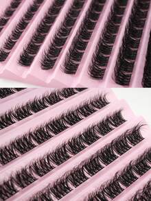 90片装单根假睫毛，柔软自然仿貂毛假睫毛，8-16毫米混合装，DIY睫毛嫁接睫毛簇，睫毛簇，单根假睫毛，睫毛，假睫毛 - D - 查看 9