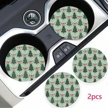 2 pezzi Sottobicchieri portabicchieri per auto, antishock, universali, di moda, accessori per interni auto, regalo per feste